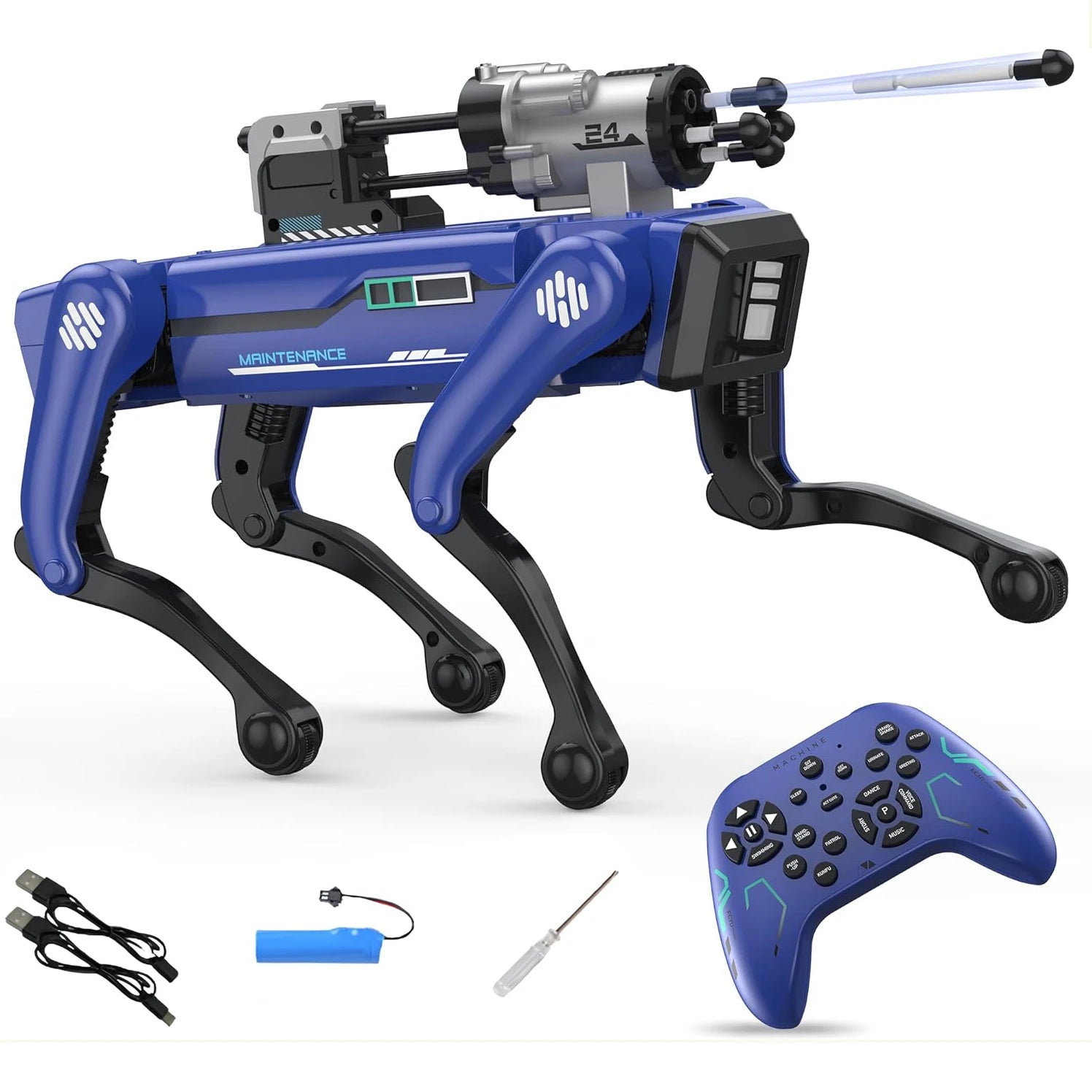 Intelligent AI RC Robot Dog Voice Dialogue APP Remote Control Programming Singing Dancing Machine Dog Kids Toys